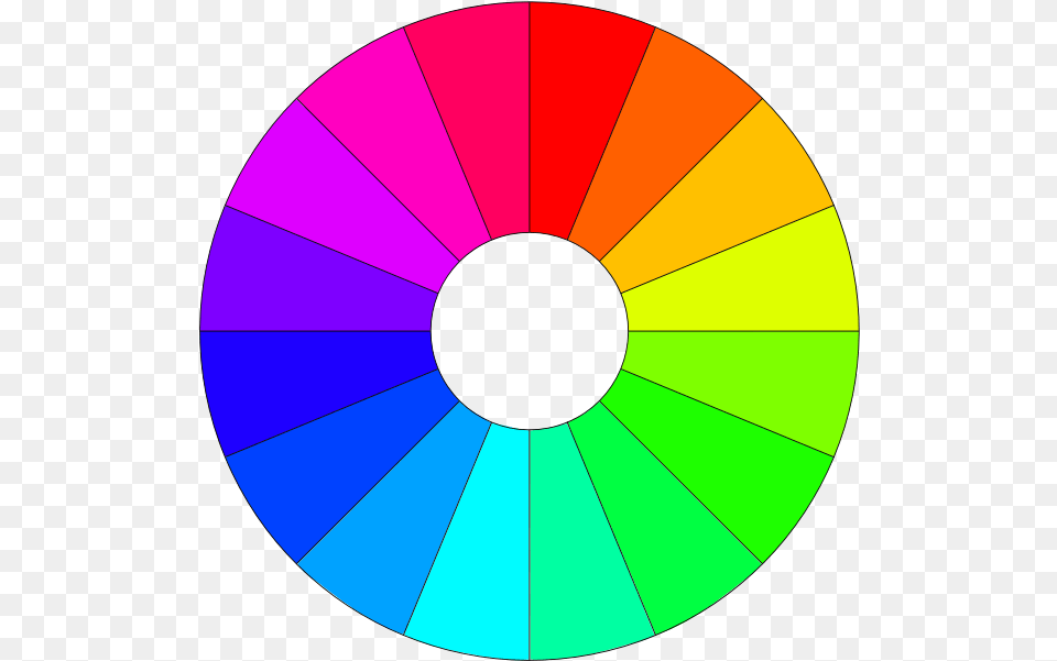 Color Wheel With Gradient Paleta Kolorw Grafika, Disk Png Image