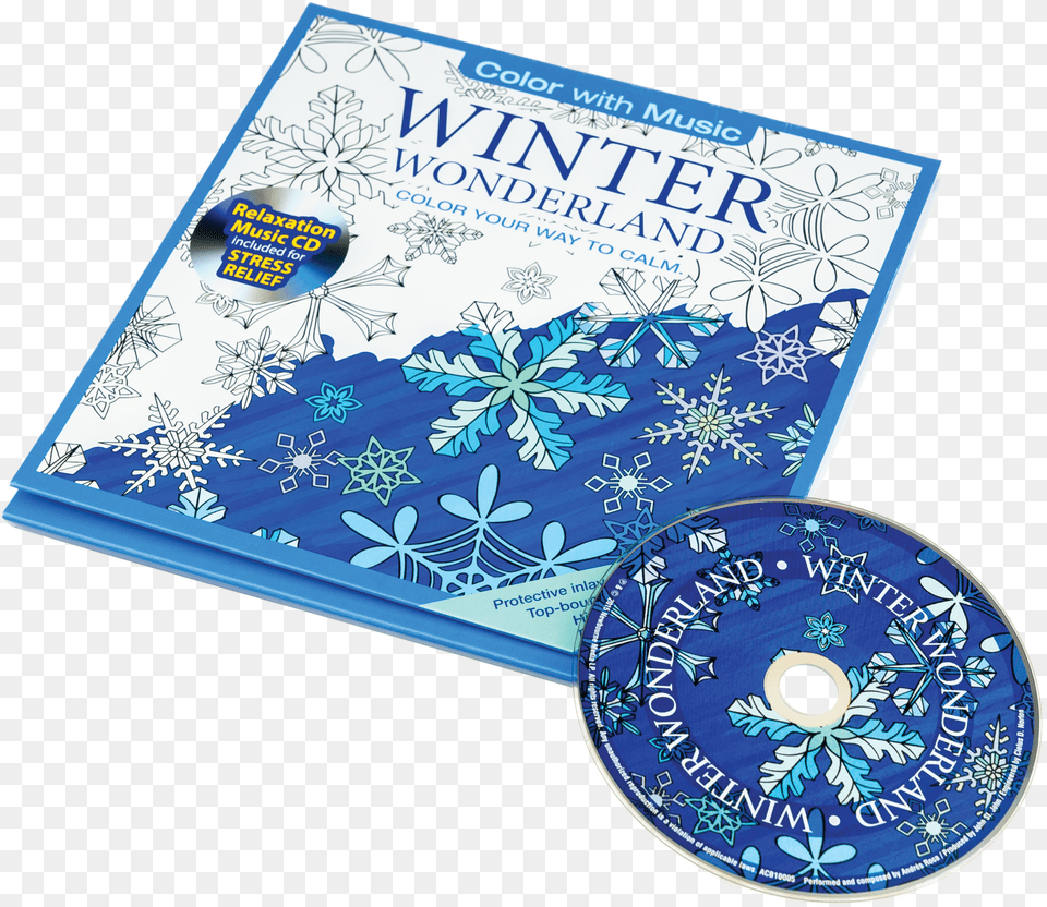 Color With Music Winter Wonderland Adult Coloring Book Art Paper, Disk, Dvd, Business Card, Text Png