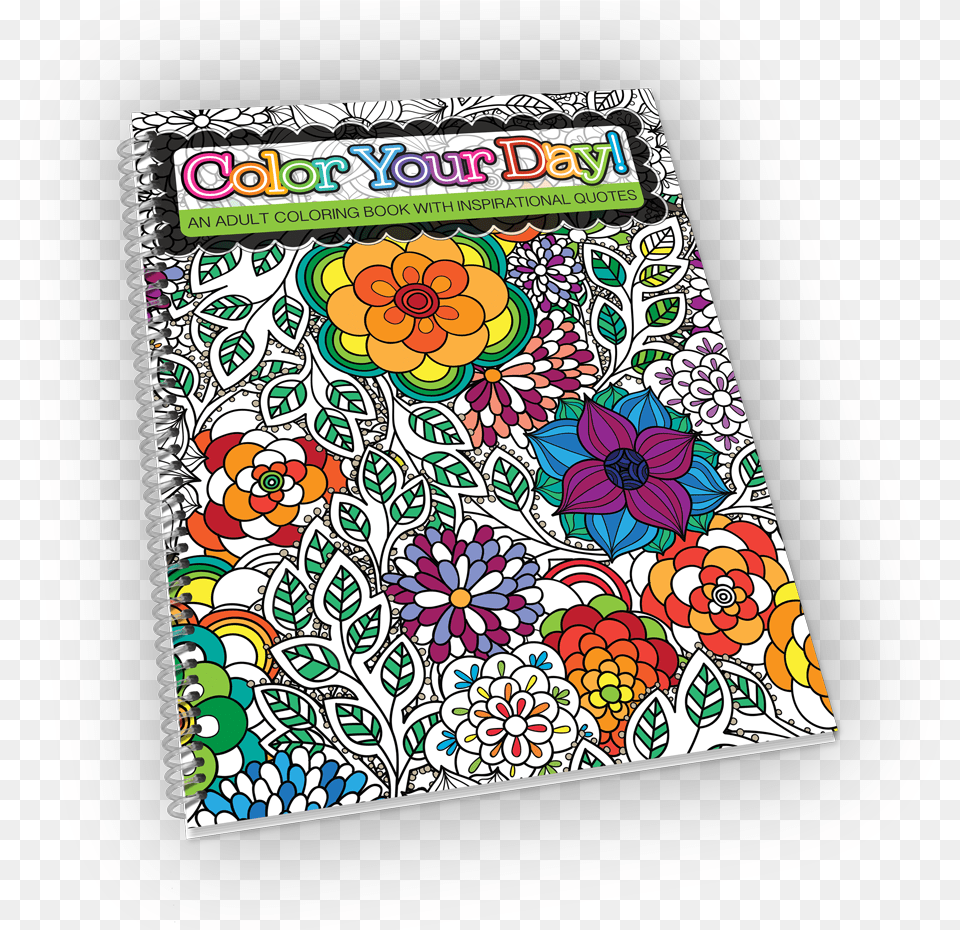 Color Your Day Book, Art, Doodle, Drawing Free Png Download