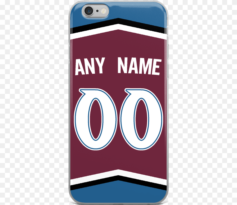 Colorado Avalanche Jersey Iphone Case Mobile Phone Case, Electronics, Mobile Phone, Text, Symbol Free Png Download