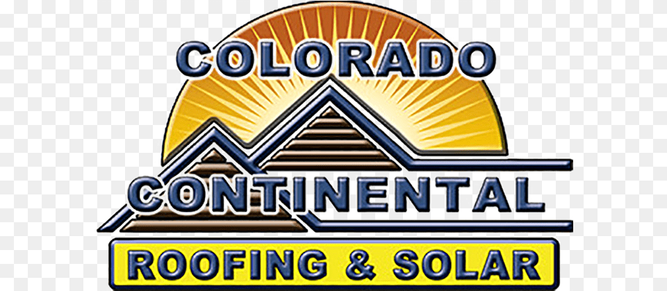 Colorado Continental Roofing And Solar Logo Colorado Continental Roofing Amp Solar Inc, Scoreboard, Architecture, Building, Factory Png Image
