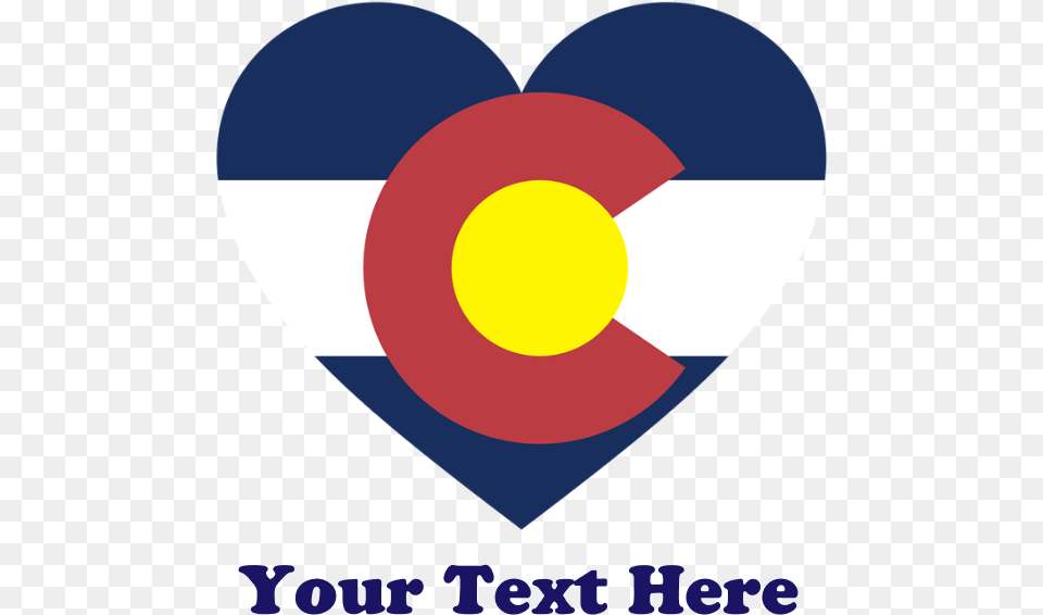 Colorado Flag Heart Personalized Light Kids T Shirt Love, Logo Png