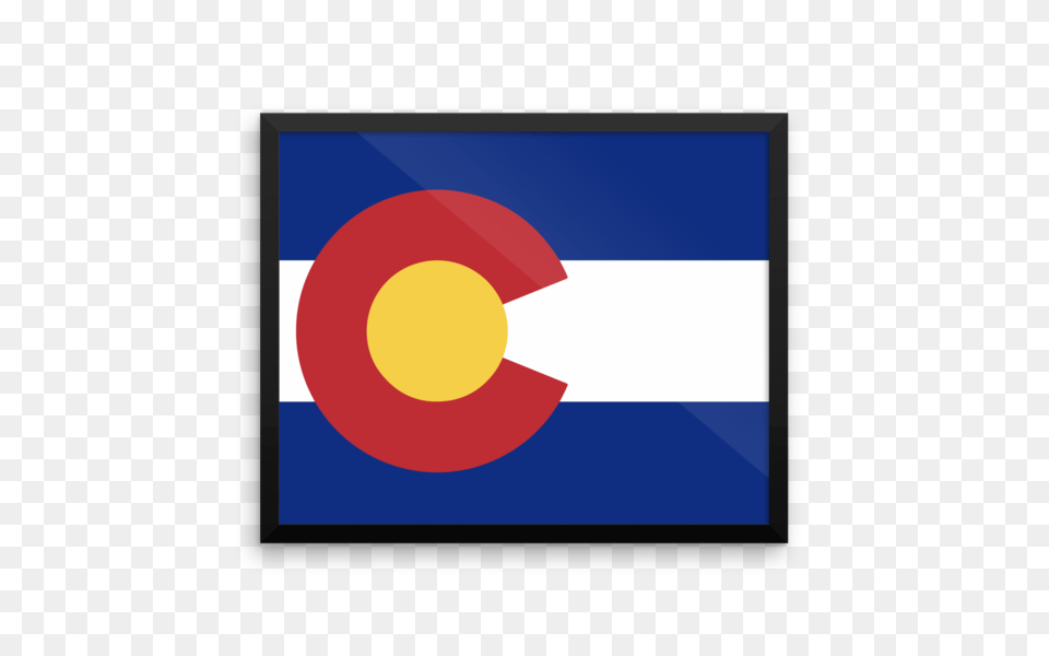 Colorado Flag Premium Luster Photo Paper Framed Poster Colorado Plus Free Transparent Png