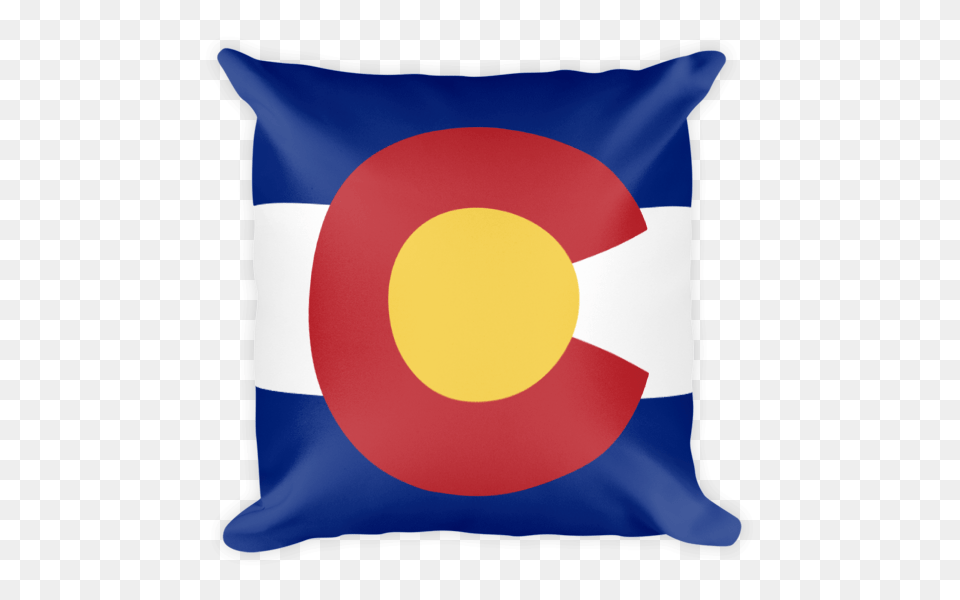 Colorado Flag Square Pillow Colorado Plus, Cushion, Home Decor Png Image