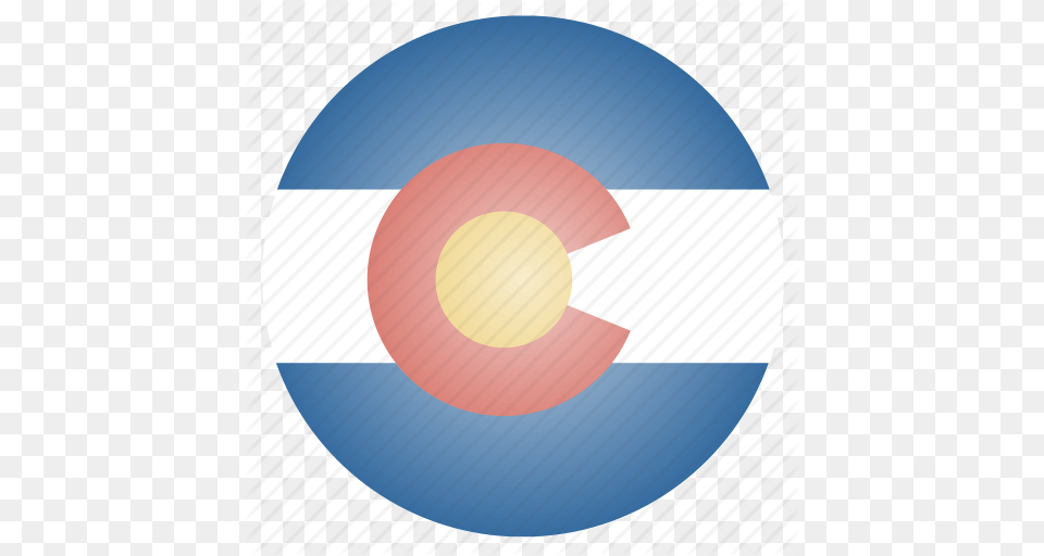 Colorado Flag State Us Icon, Sphere, Disk, Logo Free Png Download