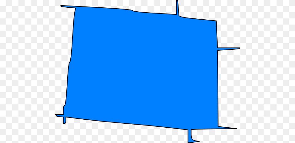 Colorado Map Blue Clip Art, Electronics, Projection Screen, Screen, White Board Free Transparent Png