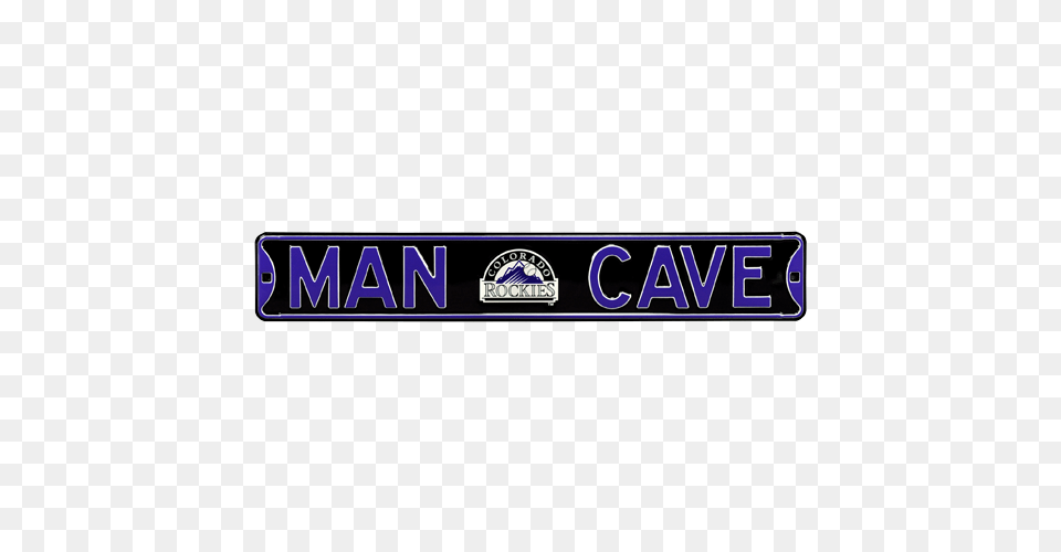 Colorado Rockies Man Cave Authentic Street Sign, Logo Png