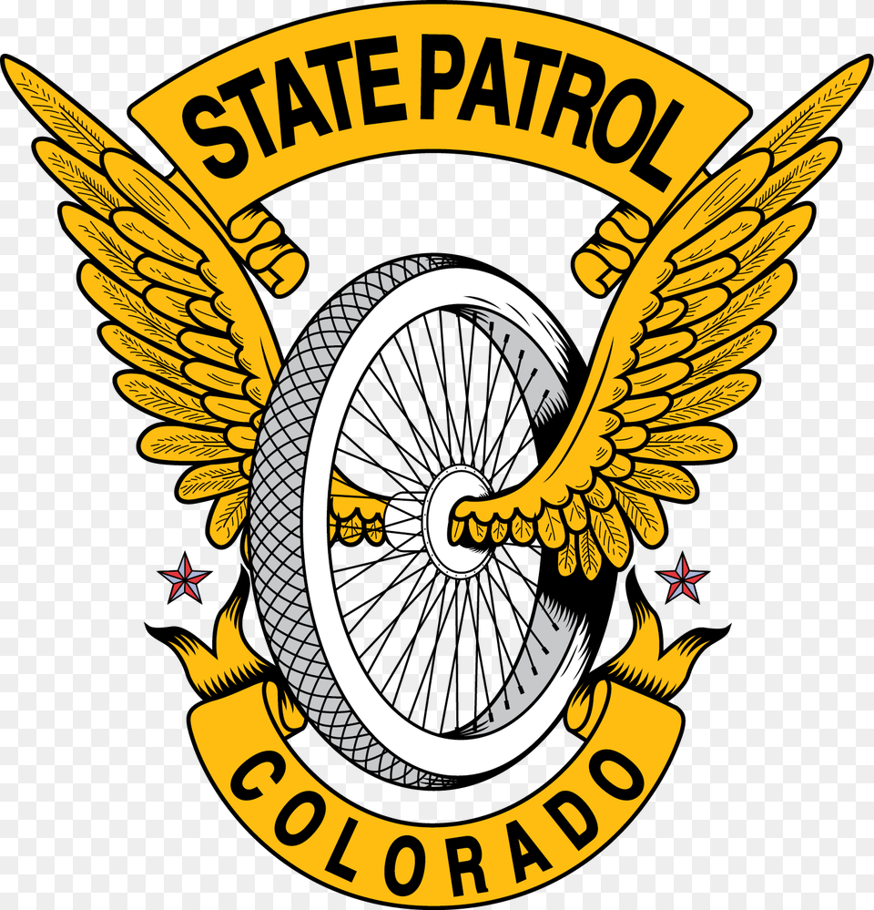 Colorado State Trooper Logo, Emblem, Symbol, Badge, Person Png Image