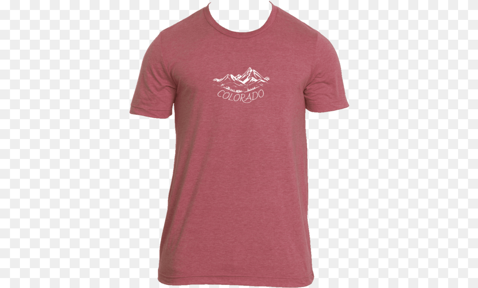Colorado Vintage Mountain Drawing T Shirt, Clothing, T-shirt Png