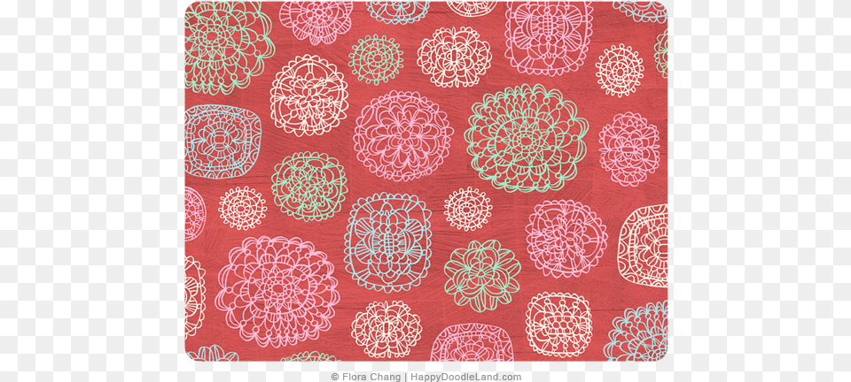 Colored Folk Lace Pattern Flora Chang, Home Decor Png
