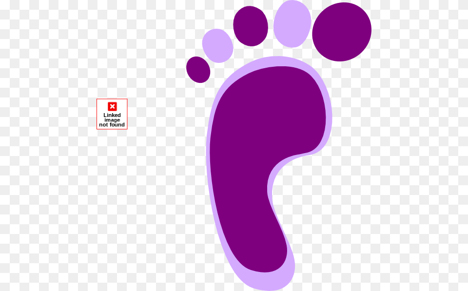 Colored Footprints Cliparts Purple Footprints, Footprint Free Transparent Png