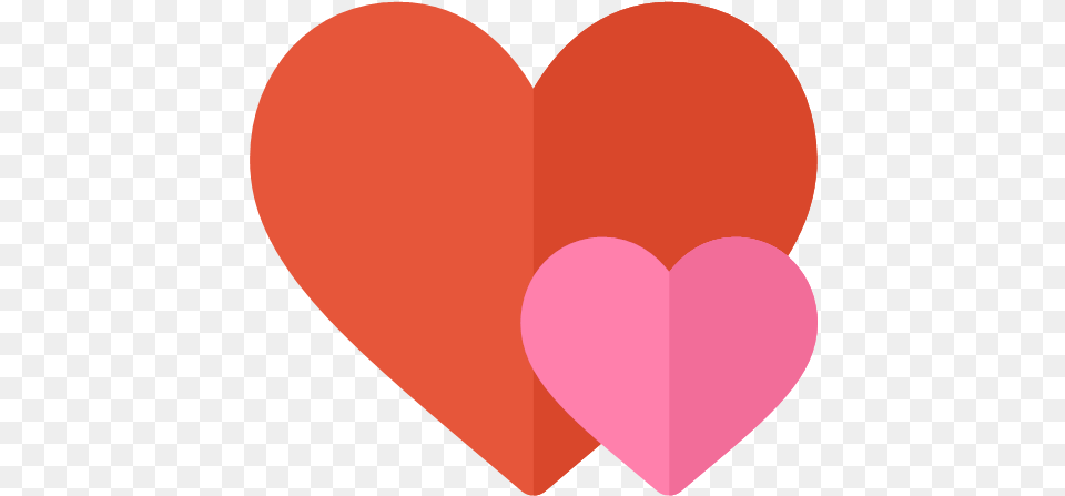Colored Heart Icon Glowing Png Image