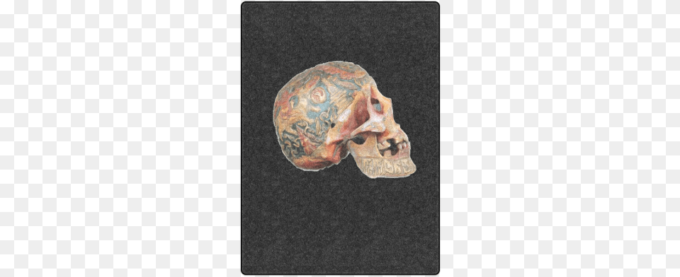 Colored Human Skull Blanket Colored Human Skull, Accessories, Person, Skin, Tattoo Png