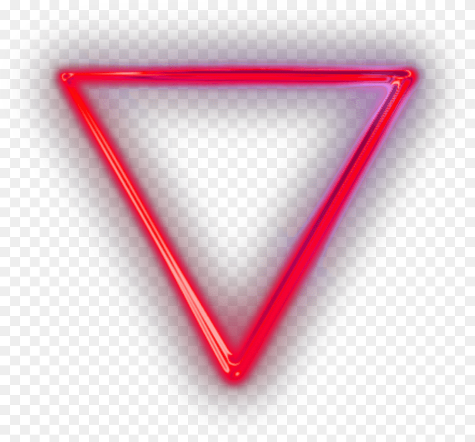 Colored Neon Cute Frame Coloredframe Cuteframe Triangle, Light, Electronics, Mobile Phone, Phone Free Png