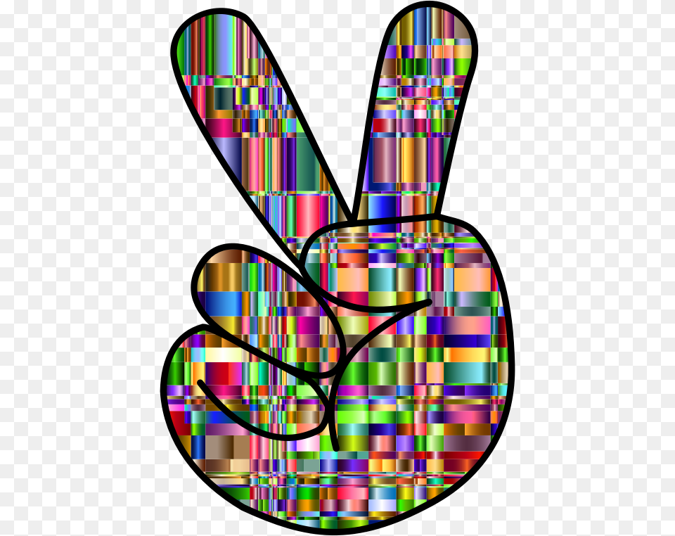 Colored Peace Sign, Art, Graphics, Collage, Dynamite Png Image