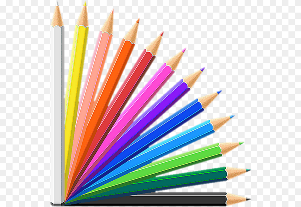 Colored Pencil Clip Art Transparent Colored Pencil Clipart Png