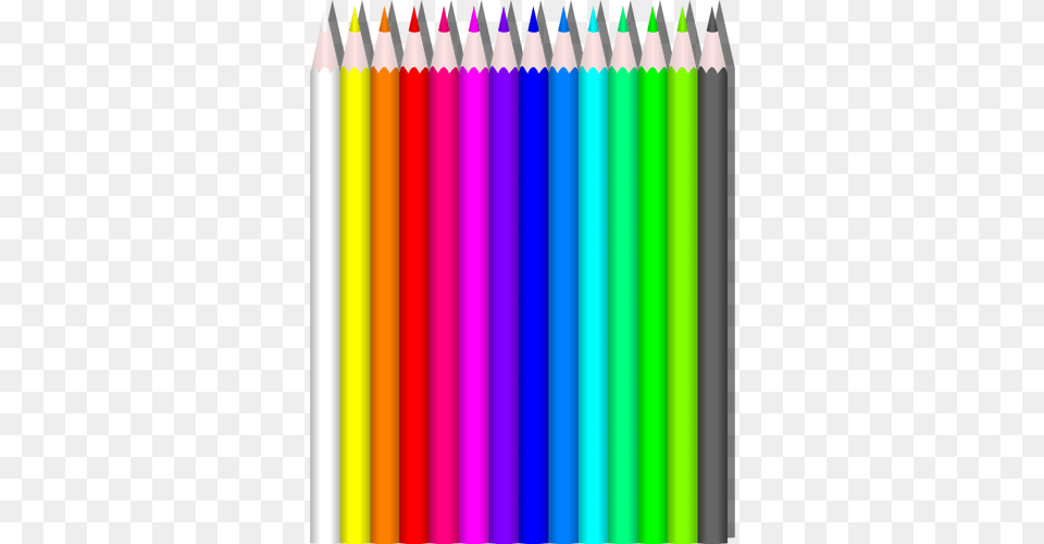 Colored Pencil Set Png Image