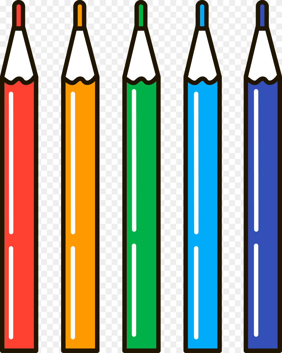 Colored Pencils Clipart, Pencil Free Transparent Png