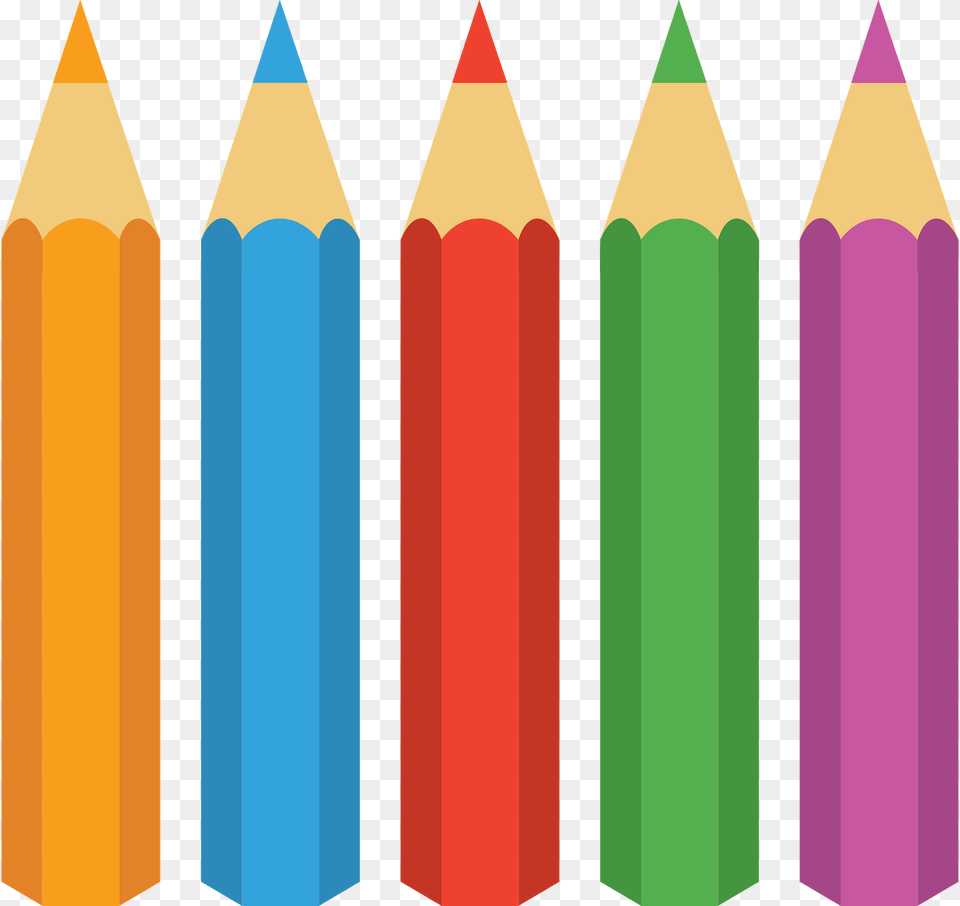 Colored Pencils Clipart, Pencil Png Image