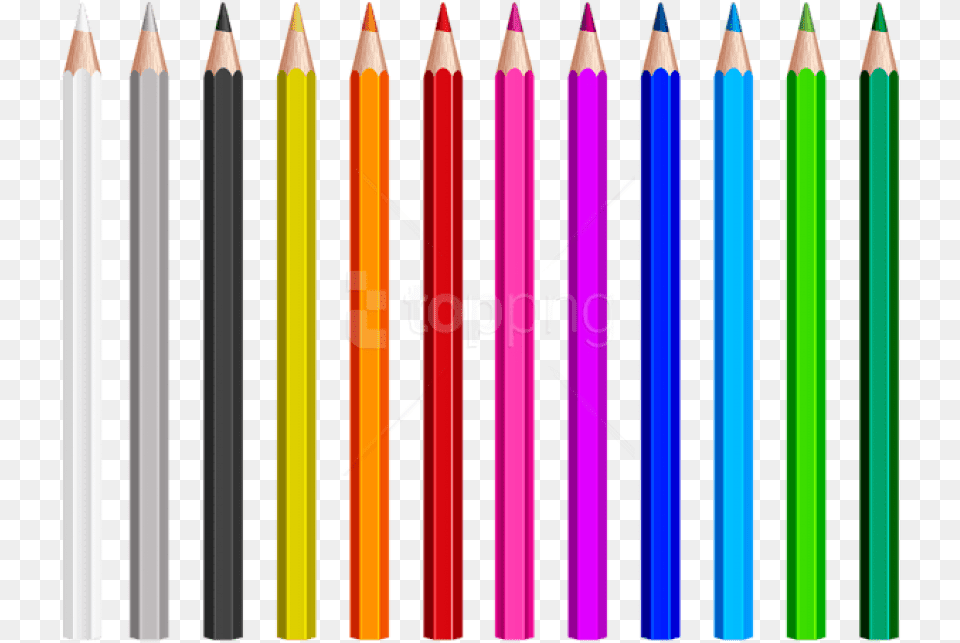 Colored Pencils Set Transparent Colored Pencils Clipart, Pencil Png
