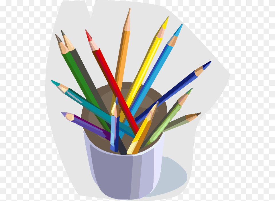 Colored Pencils Value Education In Schools, Pencil, Rocket, Weapon Free Png Download