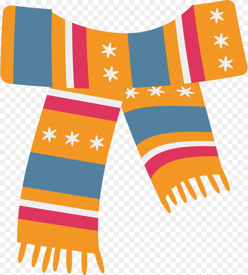 Colored Scarf Clipart, Clothing, Flag, Stole Free Transparent Png