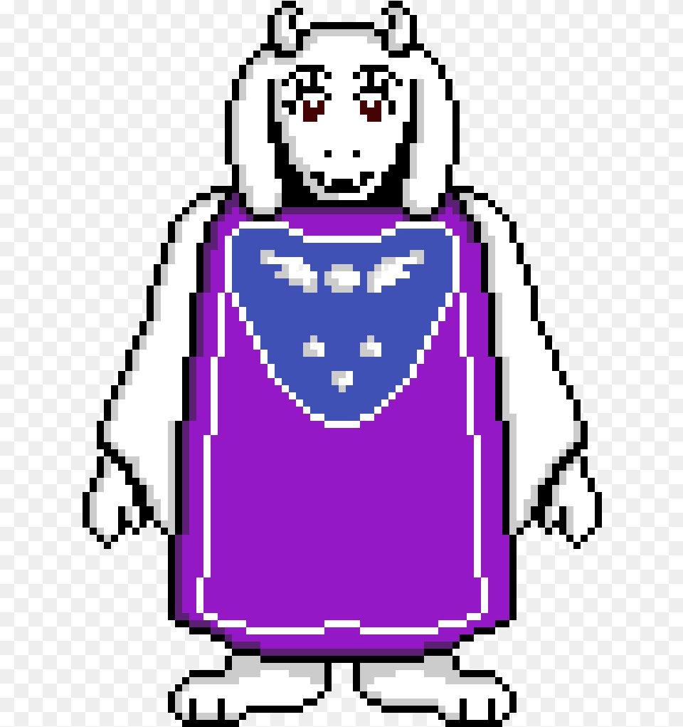 Colored Toriel Pixel Art Toriel Undertale, Bag, Backpack, Qr Code Png