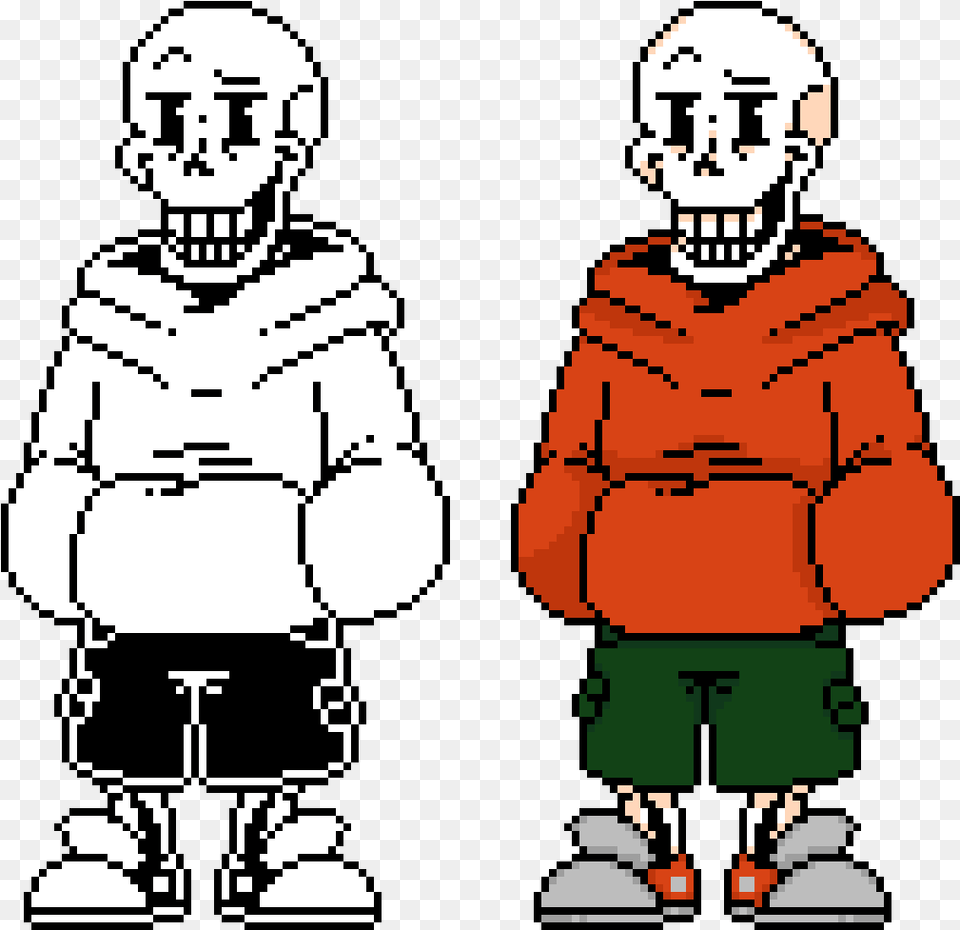 Colored Underswap Papyrus Sprite, Baby, Person, Clothing, Knitwear Png Image