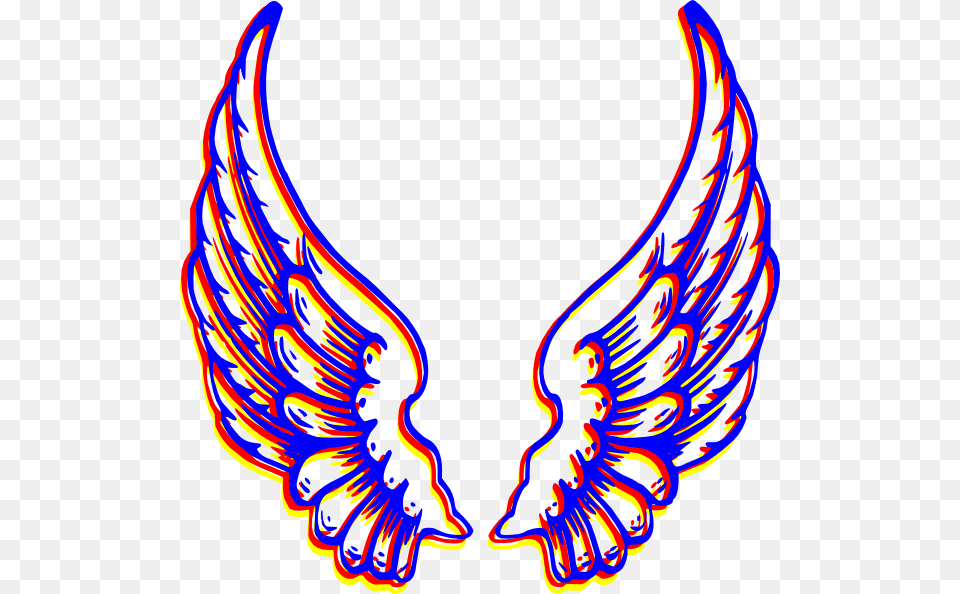 Colored Wings And Image, Emblem, Symbol, Accessories Free Transparent Png