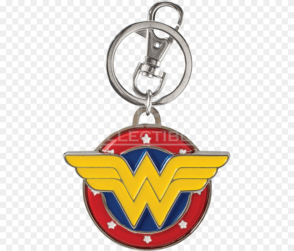 Colored Wonder Woman Logo Keychain, Machine, Wheel, Accessories, Symbol Free Transparent Png