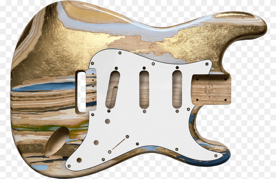 Colored Wood Grain Mercury Body Guitar, Musical Instrument, Electric Guitar Png