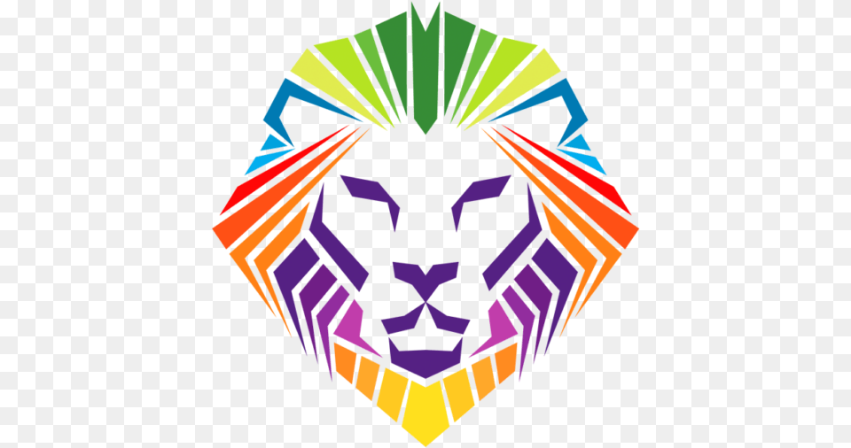 Coloredlion Colored Lion, Emblem, Symbol, Person, Art Png Image