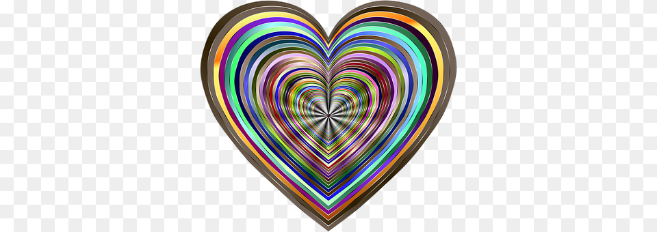 Colorful Heart, Disk, Pattern Free Transparent Png