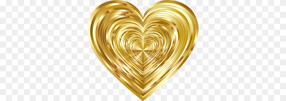 Colorful Gold, Disk, Treasure, Heart Png