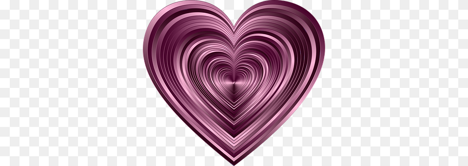Colorful Heart, Purple, Disk Png Image