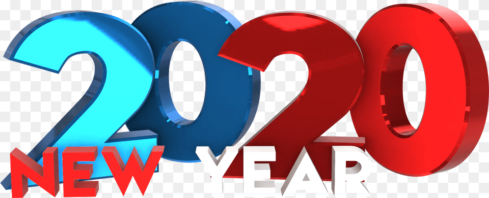 Colorful 3d Happy New Year 2020 Transparent Images Free Happy New Year 2020, Logo, Text, Number, Symbol Png Image