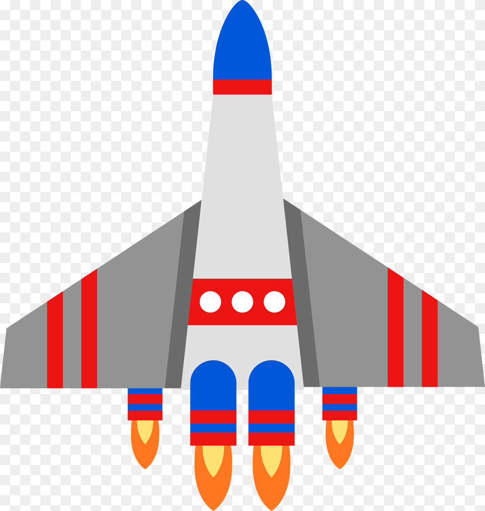 Colorful Airplane Clipart, Rocket, Weapon, Aircraft, Transportation Png