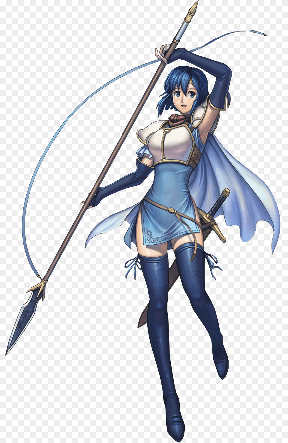 Colorful And Catria Fire Emblem Echoes, Adult, Weapon, Publication, Person Free Png Download