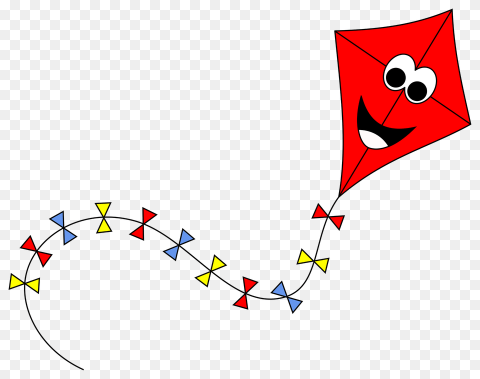 Colorful Anthropomorphic Kite Clipart, Toy Free Png
