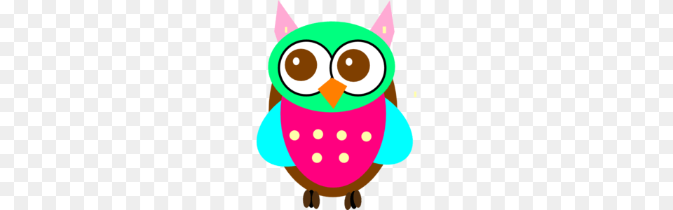 Colorful Baby Owl Chick Clip Art, Person, People Free Png