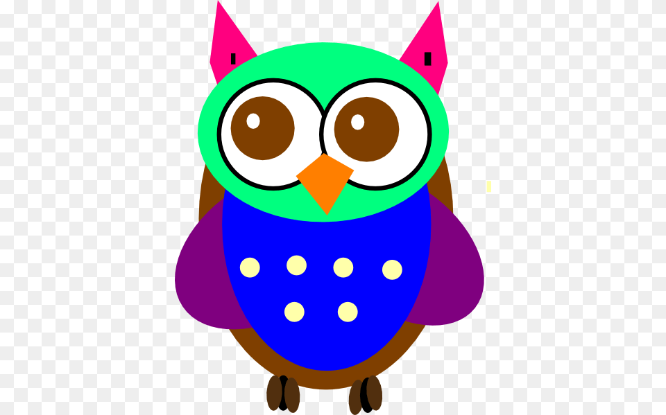 Colorful Baby Owl Clip Arts People, Person, Ammunition, Grenade Free Png Download
