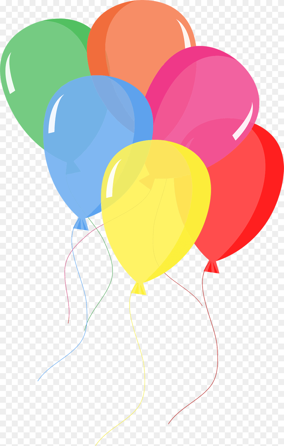 Colorful Balloons Clipart, Balloon Free Transparent Png