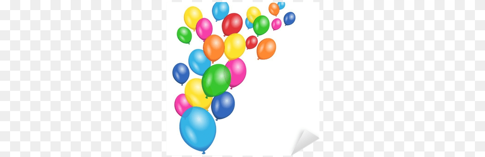 Colorful Balloons Party Vector Background Sticker Balloons Vertical, Balloon Png