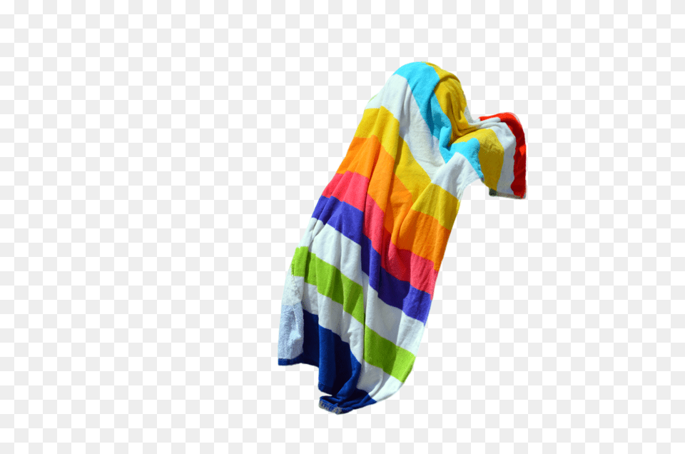 Colorful Beach Towel, Clothing, Scarf, Blanket Png Image