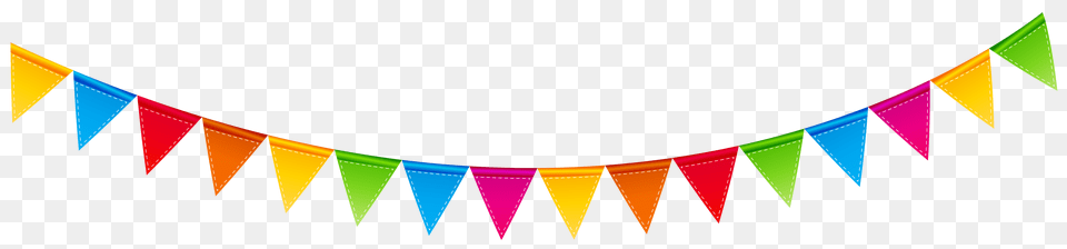 Colorful Birthday Streamer Transparent Clip Art, Graphics Png Image