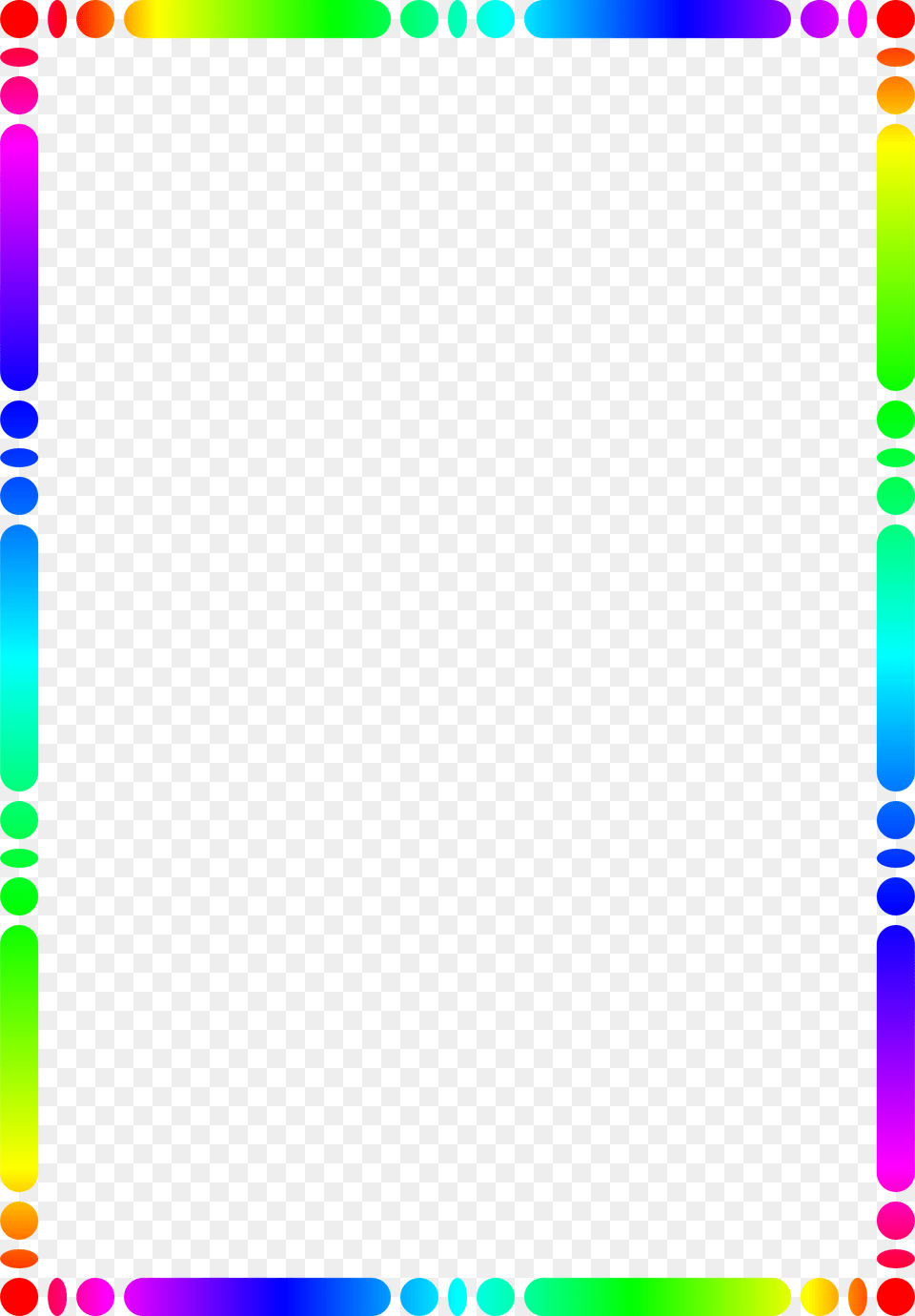 Colorful Border, Art Free Png