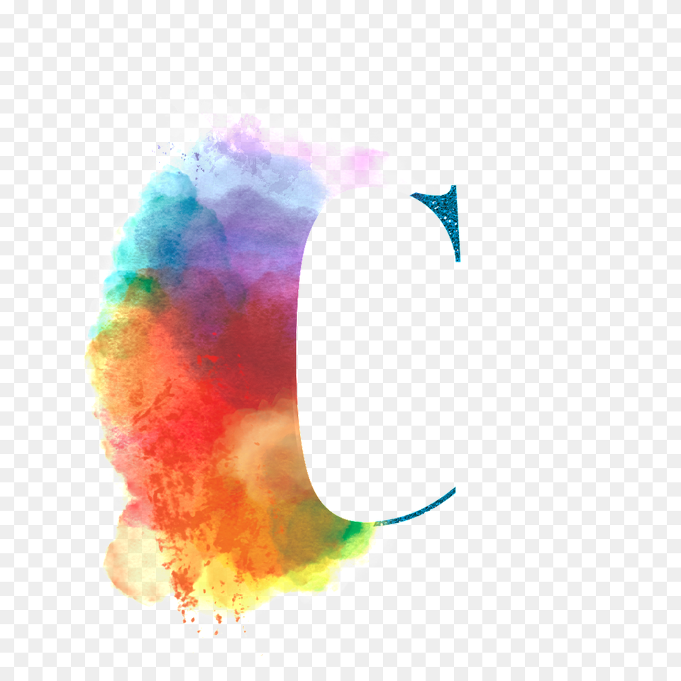 Colorful Brilliant Letter C Decorative, Art, Graphics Free Transparent Png