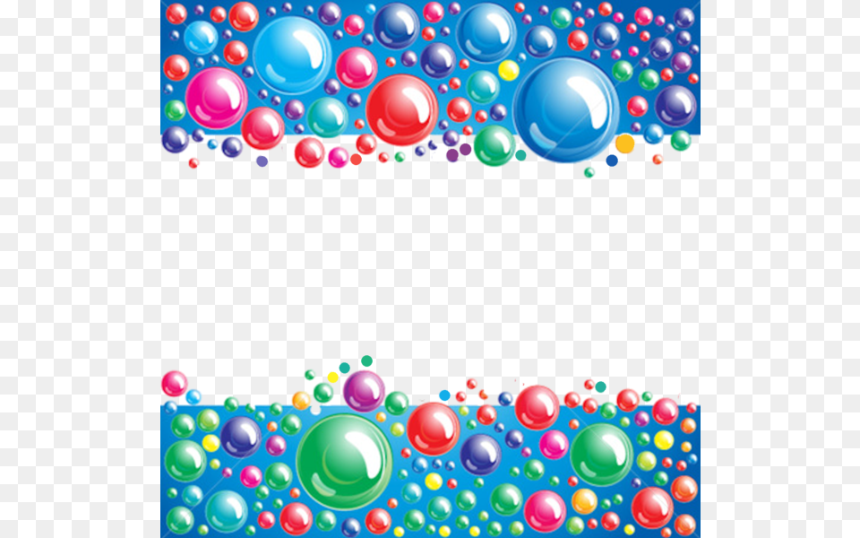 Colorful Bubbles Border, Art, Graphics, Pattern, Accessories Png Image