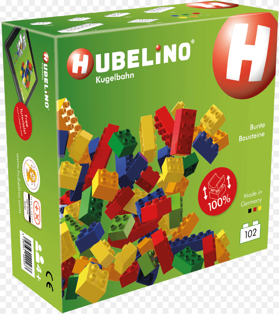 Colorful Building Blocks Hubelino Marble Run 102 Colorful Building Blocks Made Png Image