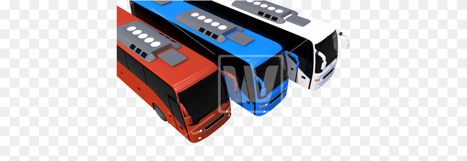 Colorful Buses Top View Bus Top, Transportation, Vehicle, Tour Bus, Double Decker Bus Free Transparent Png